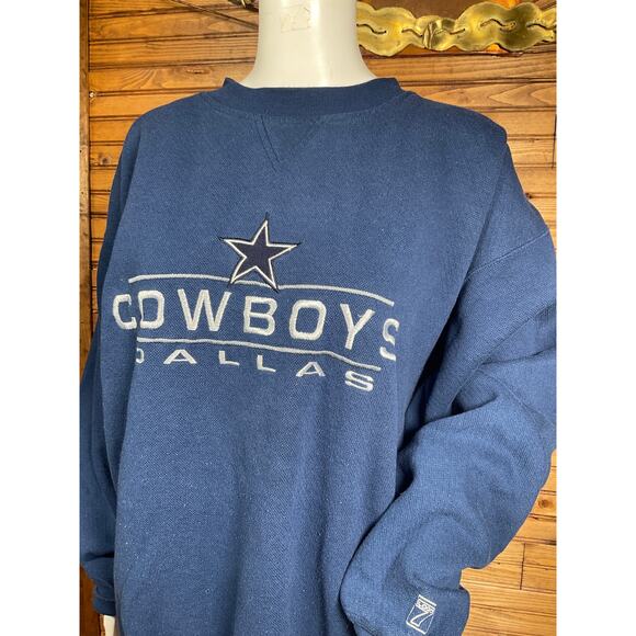 Vintage 90s Logo 7 Game Day Dallas Cowboys Crewneck Sweatshirt Size XL Excellent - Picture 5 of 8